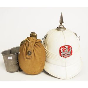 Australian Pith helmet with NSW Lancers badge made by…
