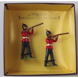 Britains Soldiers 8814 Sherwood Foresters, 2 standing & firing…
