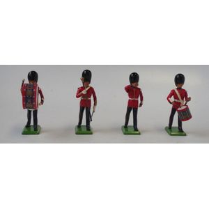 Britains Soldiers 7210 Scots Guards Drum and Bugle Metal Models…