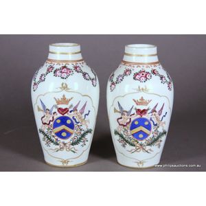 A matching pair of Samson Angel tea caddies, early 20th century,…