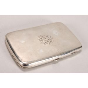 George VI Silver Cigarette Case, Birmingham 1942 - Smoking Accessories ...