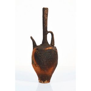 Alan Peascod (Australian, 1943-2007), tall ewer, of elongated&hellip;