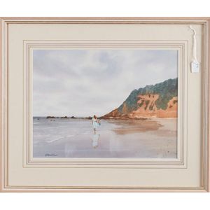 Grahame Readshaw Ned's beach, Lord Howe Island, watercolour,…
