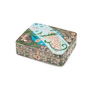 Khlebnikov Peacock Enamel Box - Russian works of art - Precious Objects