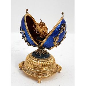 A Firebird musical egg, by Igor Faberge (grandson of the famous…