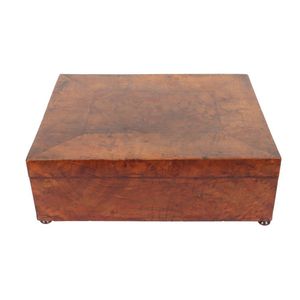 Writing box early 19th century musk, burr maple and, huon pine,…