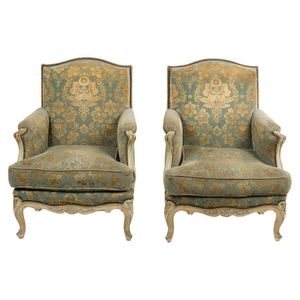 A Pair of 19th Century Rococo Revival Armchairs in the Louis XV taste |  Timothy Langston Fine Art & Antiques