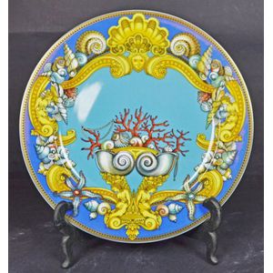 Medusa pattern service plates set of 9 by Gianni Versace on artnet