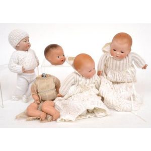 Three Armand Marseille dream baby dolls, including 243-28 and…