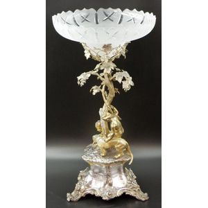 Victorian sterling silver figural centre piece hallmarked…