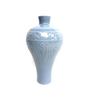 A Chinese Clair de lune glazed Meiping vase, early Republic&hellip;