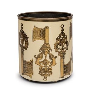 Poids-Papier Ancien PIERO FORNASETTI - Thème Rome Néo-Classique - Céramique Peinte à La Main - Années 1950