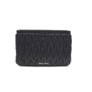 miu miu black clutch bag