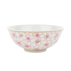 A famille-rose and gilt ?Prunus-On-Cracked-Ice' Bowl,…