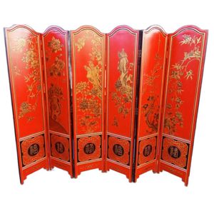Vintage and later Chinese single panel room screens - price guide and ...