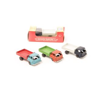 Four Fun Ho 29 Bedford Truck one mint in box, three unboxed.