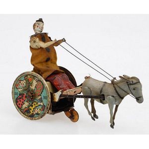 Lehmann (Germany) Stubborn Donkey, tinplate, mechanism Sporadic…