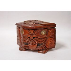 A 1940s Jane Brenkley waka huia, smaller and similar to above,…