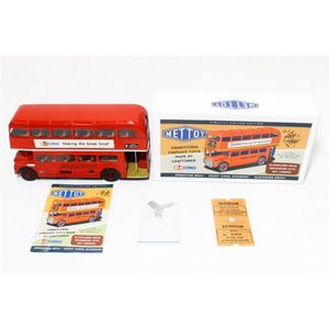 A Mettoy tinplate toy London double Decker, in original box,…