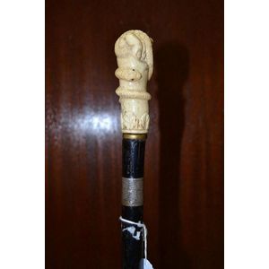 Ivory Fist and Snake Walking Stick - Walking Sticks - Costume ...