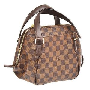 Auth Louis Vuitton Damier Ebene Belem PM N51173 Hand bag 0B270190n