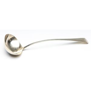 Very Good St. Louis, MO Coin Silver Soup Ladle by A. H. Menkens (item  #1450124)