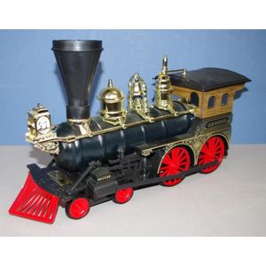 Jim Beam bourbon novelty train bottle, with contents. Length 40…