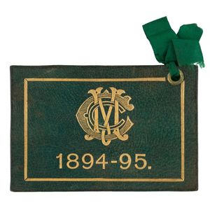 Melbourne Cricket Club: 1894-95 Membership ticket, No.556 for…