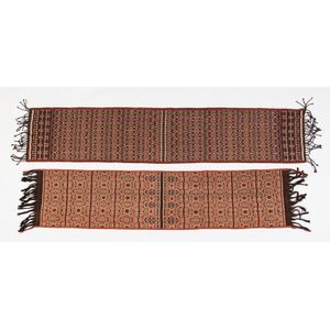 Kalimantan (Dayak), late 20th century, pair of shoulder pieces,&hellip;