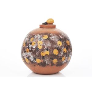 Lindy Panangka Rontji (b. 1962), Honey Ants Lidded Pot,…