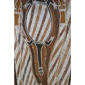Roy Brinula 'Long Neck Tortise and File Snake Dreaming'…