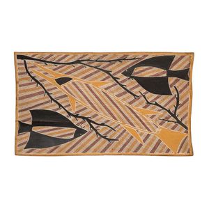 Artist unknown, Untitled (sea life) (circa 1980), natural earth…