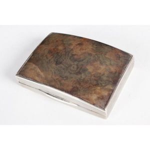Austrian silver and tortoise shell box and cover, of…