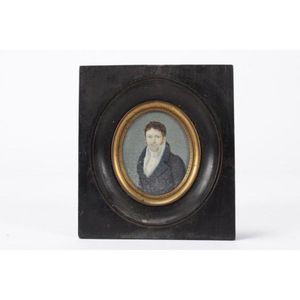 19th century French portrait miniature of Michel Ney…