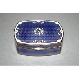 Austro-Hungarian silver & enamel box purity 900, dated…