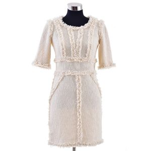 Chanel Cream Woven Cotton Dress, Size FR36 - Clothing - Women's - Costume & Dressing Accessories Chanel Cream Woven Cotton Dress, Size FR36 - Clothing - Women's - Costume & Dressing Accessories