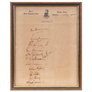 Australia v. India - 4th Test, Adelaide 1948: The Australian…