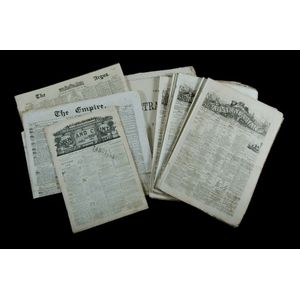 Various 19th century Australian Newspapers, including 1897 Town…