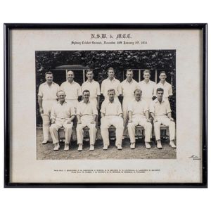 1951 New South Wales Team, official team photograph by Melba of…