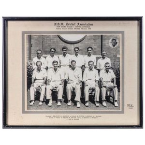 1954 New South WalesTeam, official team photograph by Melba of…