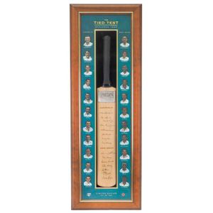 The Tied Test - December 1960 Full-sized commemorative bat&hellip;