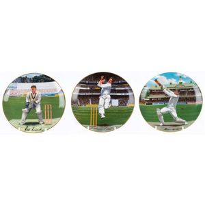 Australia's Cricketing Greats, series of 8 plates issued by The…