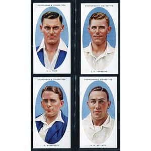 Cigarette Cards: Churchman's 1936 'Cricketers' series, complete…