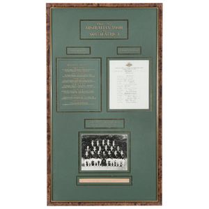 display with signed team sheet and official photograph. 1966-67…