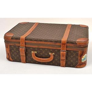 vintage LOUIS VUITON Pegase 70 brown LV monogram canvas rolling suitcase at  1stDibs