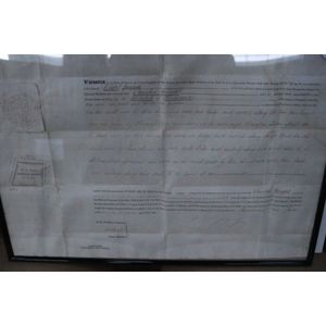 Tasmanian Land Grant, signed fox young, to Charles Wright in…