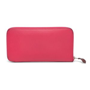 Hermes Rose-Extreme Azap Wallet with Palladium Hardware - Handbags ...