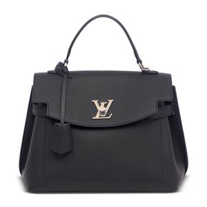 LOUIS VUITTON Galet, Beige and Tan Grained Calfskin Leather City
