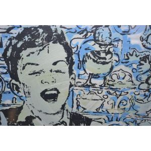 David Bromley 'Blue Boy Laughing' artist proof screen print,…