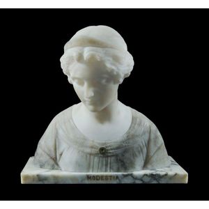 Works by sculptor Giuseppe Bessi, (Italian, 1857-1922) - price